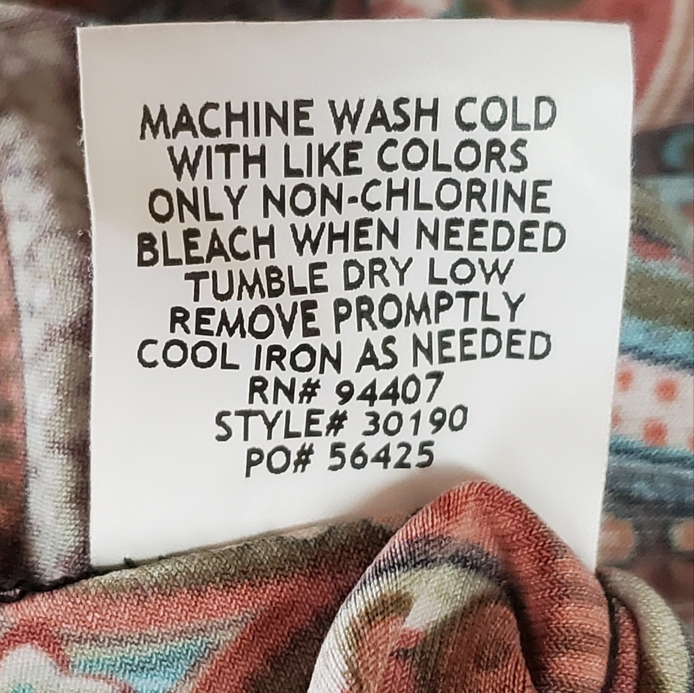 Wrinkle-Free Travel Smith Blouse 1X - Picture 6 of 8